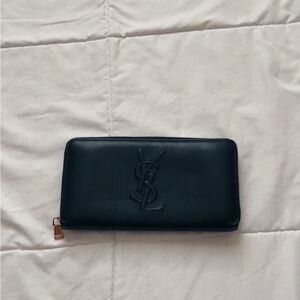 Yves Saint Laurent Navy Leather Women’s Wallet